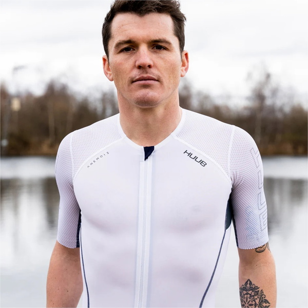 2026 Huub Hommes Anemoi 2 SUB22 Trisuit ANESUB22FLNW - Dark Navy / White